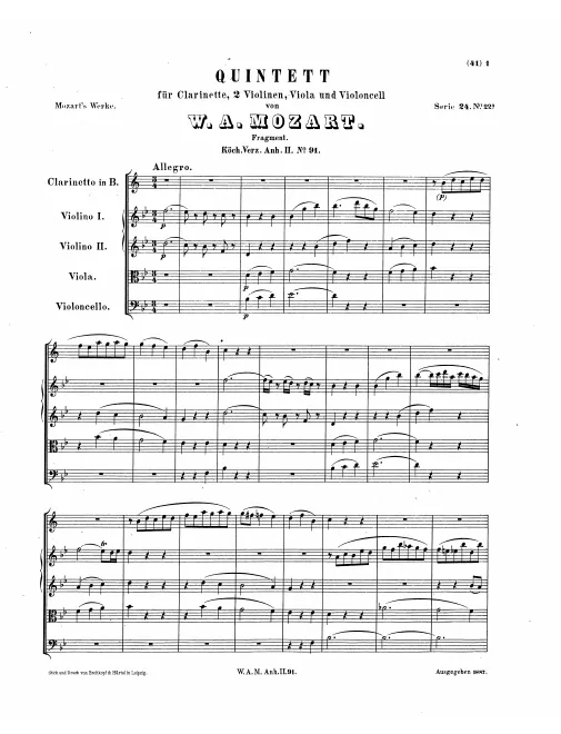 Complete Score (fragment)