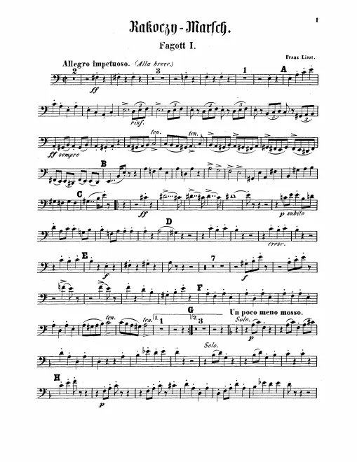 Bassoon 1, 2