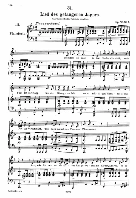 Complete Score (Original / High voice, )