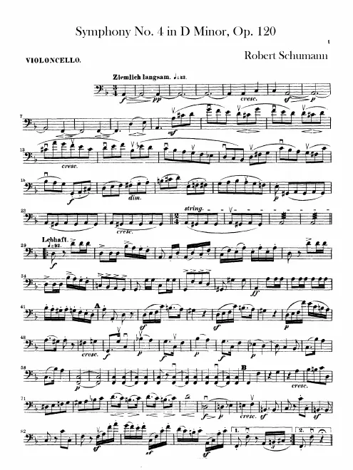 Cellos (with complete bar numbers)