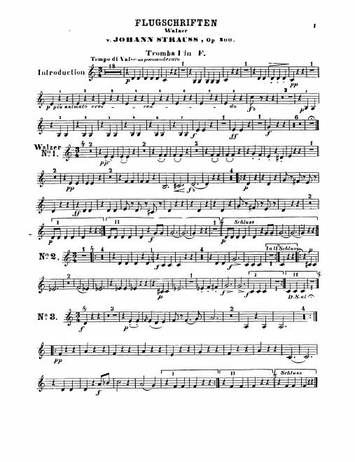 Trumpet 1, 2 (F)