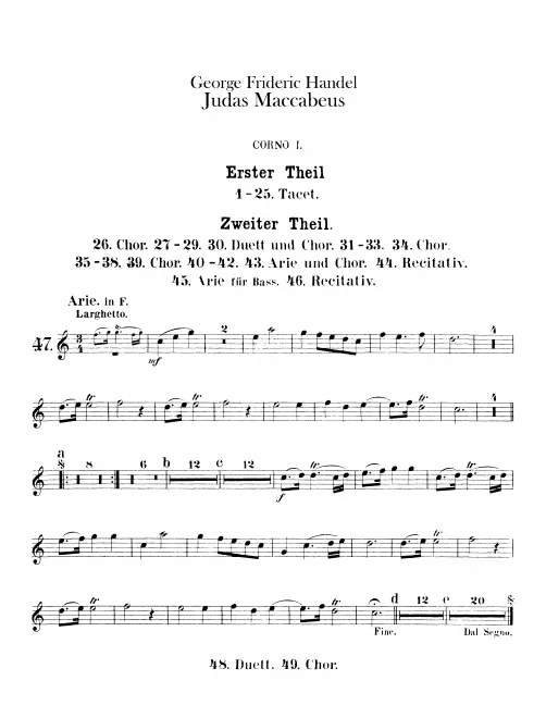 Horn 1, 2 (F, G)