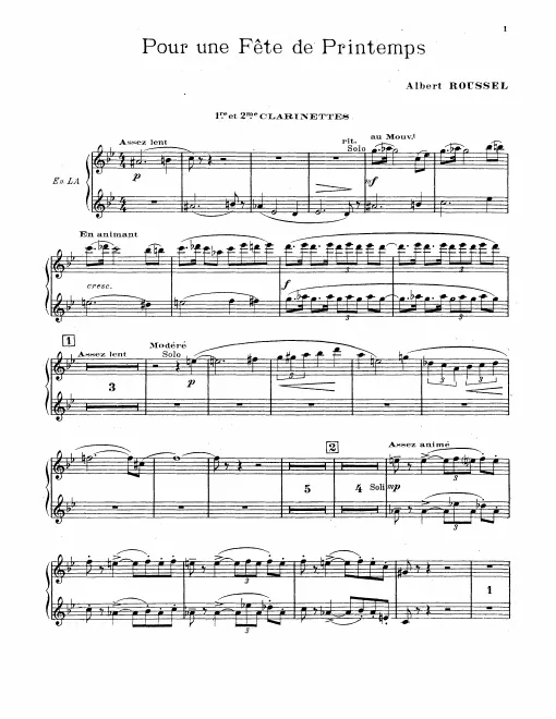 Clarinet 1/2 (A/B♭)