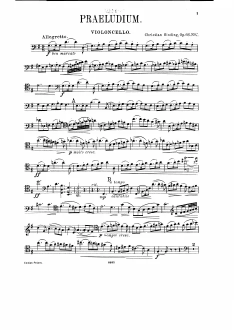 Cello part