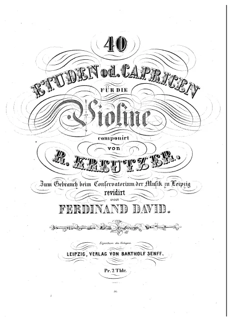 40 Etudes - Complete Score