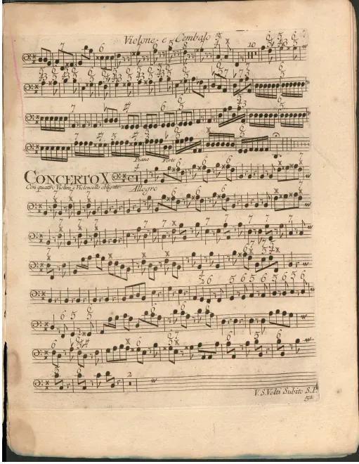 Basses and Continuo