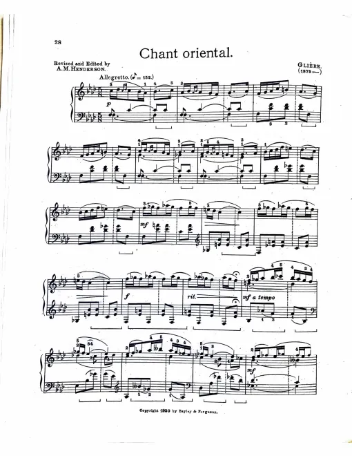 10. Chant oriental