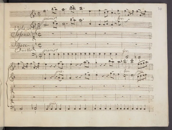 Duet: Se fedel, cor mio, tu sei (Act III, Scene 7)