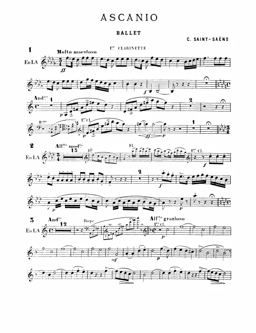 Clarinet 1, 2 (A/B)