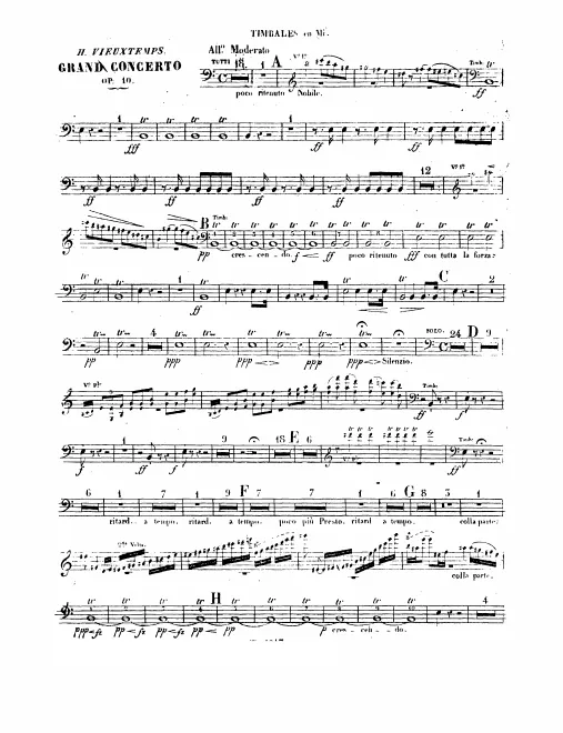 Timpani, Bass Drum/Cymbals, Triangel