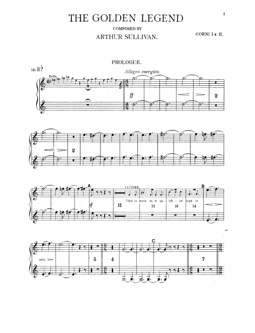 Horn 1/2 (E/E/F), 3/4 (D/E/E/C/D)