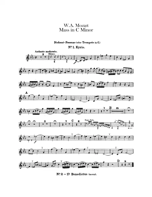 Treble Trombone (or Trumpet in C)