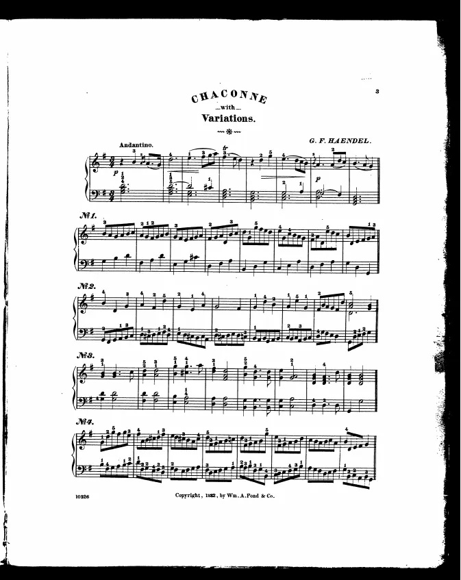 Variations 1-10