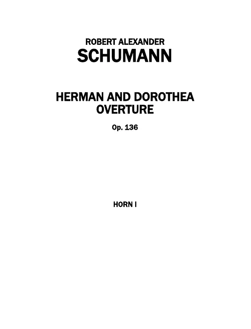 Horn 1, 2 (E)