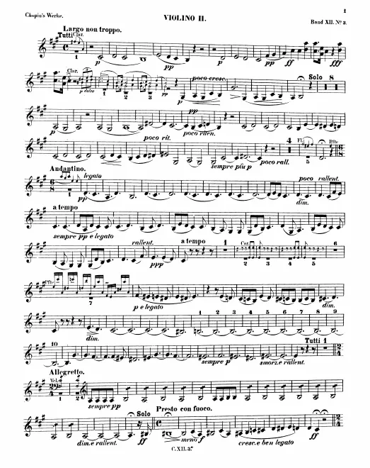 Violins II