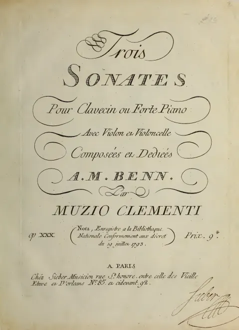 Incomplete Piano Part (missing pp.1-2)