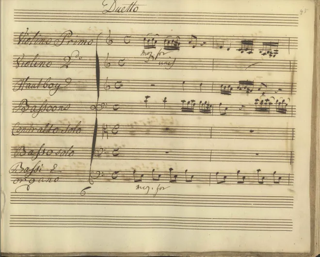 Duet: O sing unto God