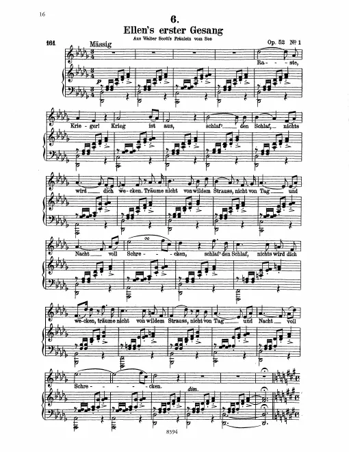 Complete Score (Original / High Voice, )