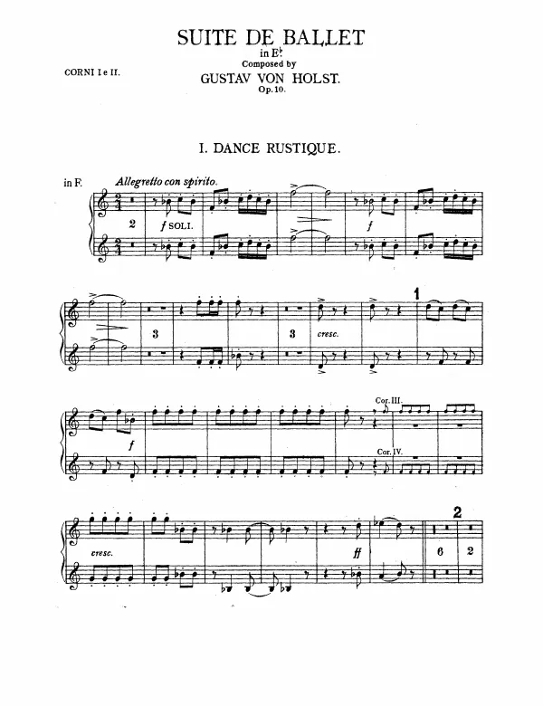 Horn 1/2, 3/4 (F)