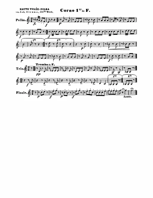 Horn 1, 2, 3, 4 (F)