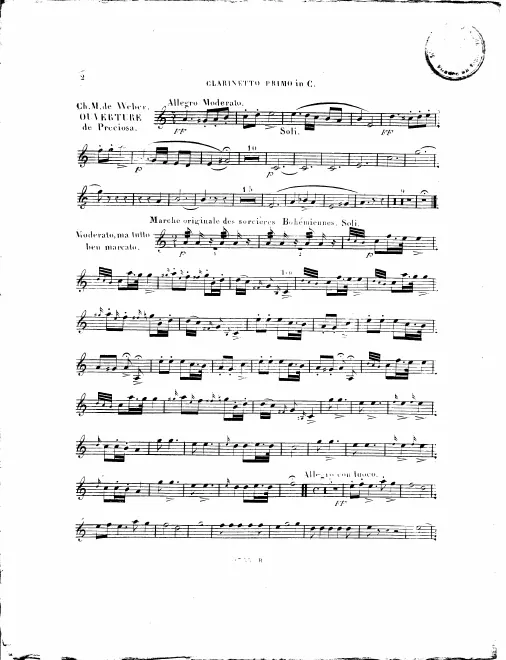 Clarinet 1, 2 (C)
