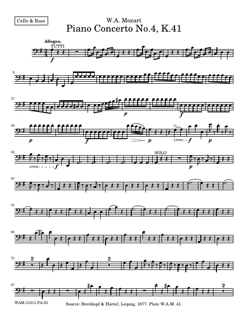 Cellos/Basses