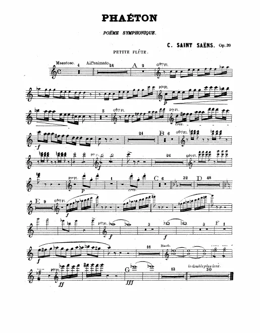 Piccolo, Flute 1/2 (also Piccolo 1/2)