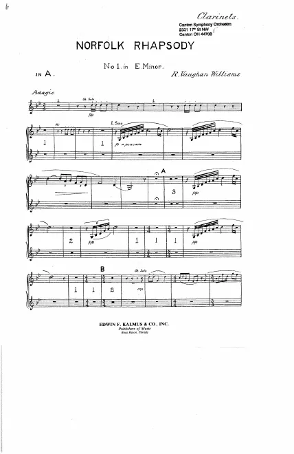 Clarinet 1/2 (A)