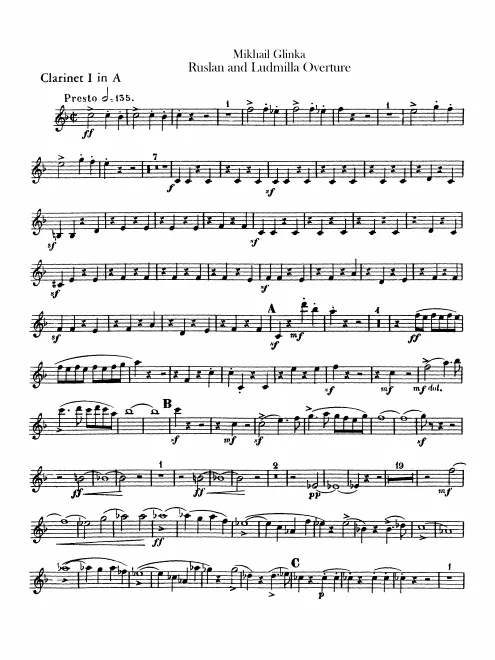 Clarinet 1, 2 (A)