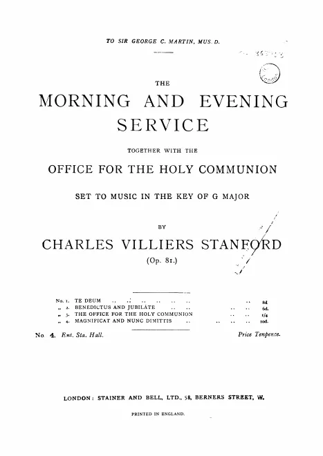 4. Magnificat and Nunc dimittis