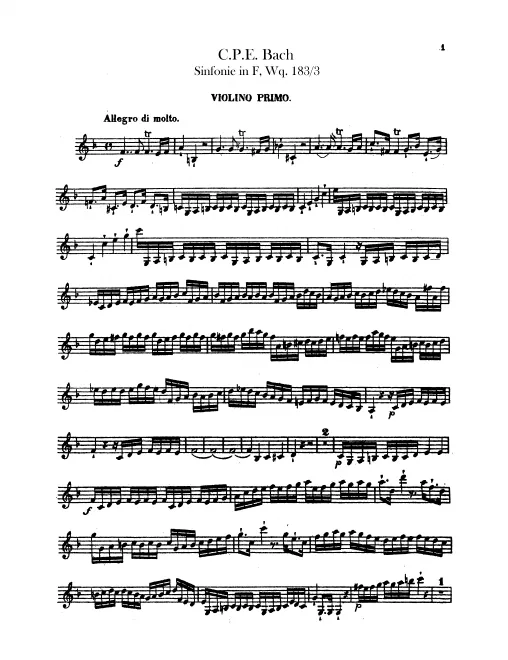 Violins I