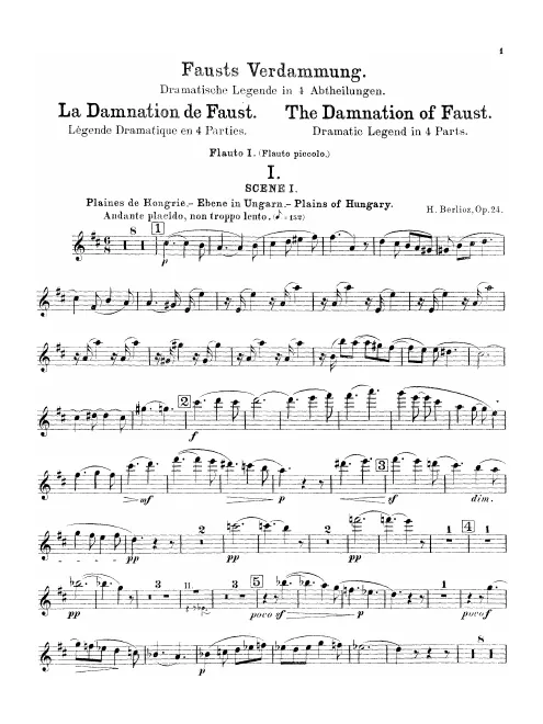 Flute 1 (Piccolo 1)