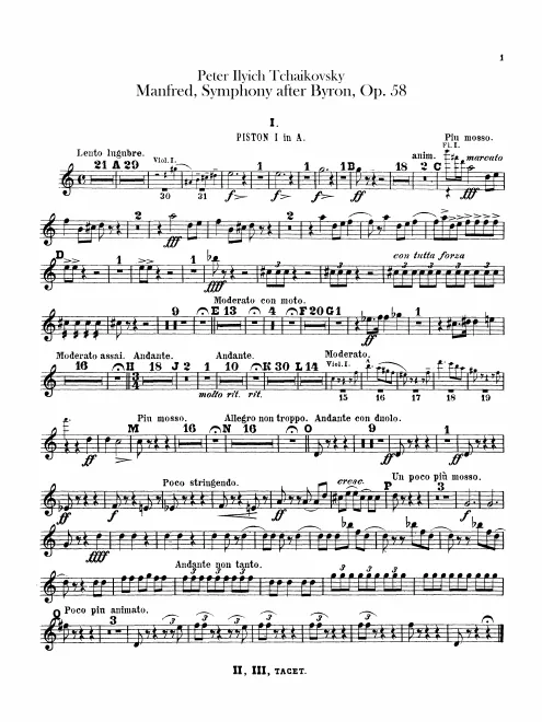 Cornet 1 (A)