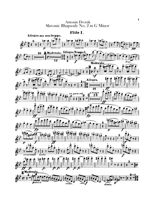 Flute 1, 2