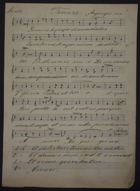 Male Vocal Parts (alternate copies)