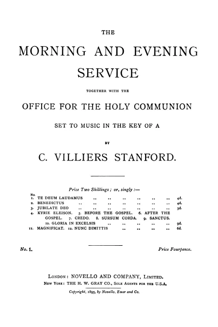 1. Te Deum Laudamus