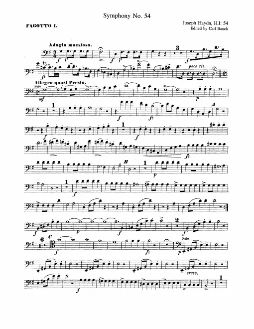 Bassoon 1, 2
