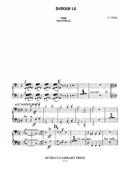 Bassoon 1, 2