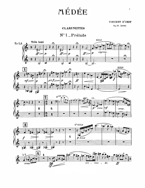 Clarinet 1/2 (A/B♭)