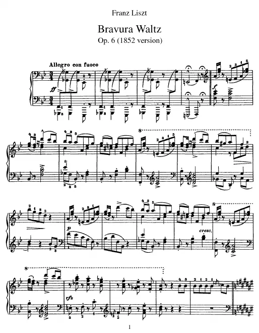 1. Valse de bravoure