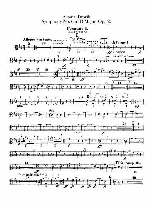 Trombone 1, 2, 3, Tuba