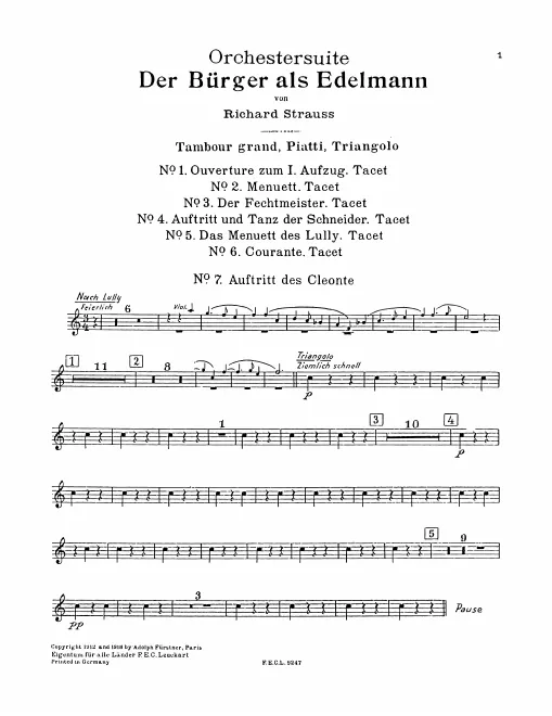 Percussion 2 (Bass Drum/Cymbals/Triangle)