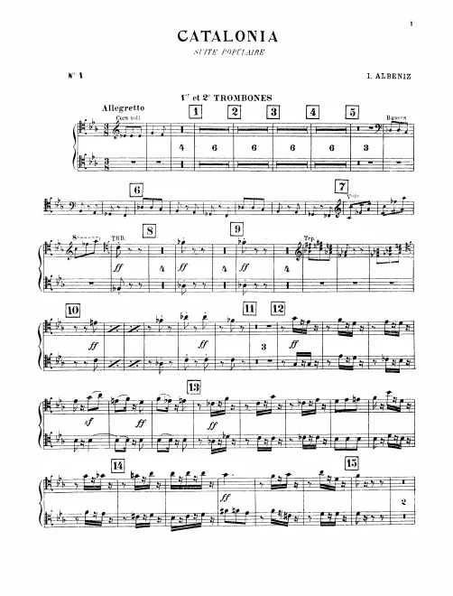 Trombone 1/2, 3, Tuba