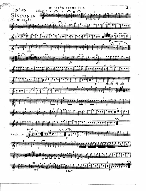 Trumpet 1, 2 (D)