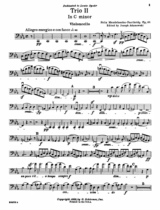 Cello Part