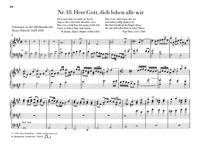 Complete Score (original key, with independant pedal part)