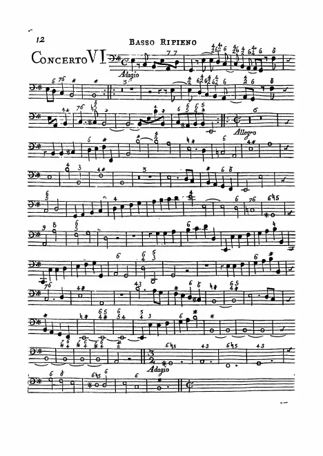 Continuo (Cellos, Basses, Keyboard)