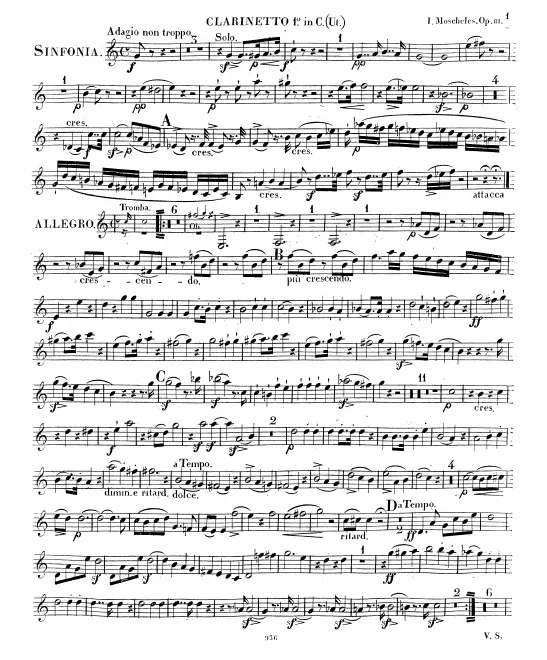 Clarinet 1, 2 (C, B)