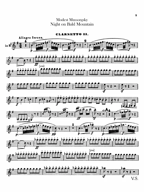 Clarinet 2 (B, A)