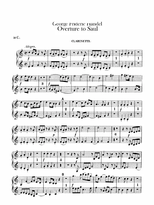 Clarinet 1/2 (C)